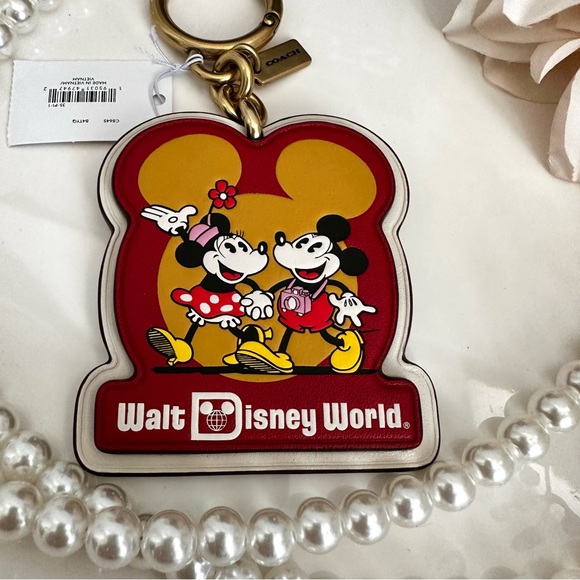 Disney X Coach Touring Mickey Mouse Bag Charm NWT - Picture 3 of 6